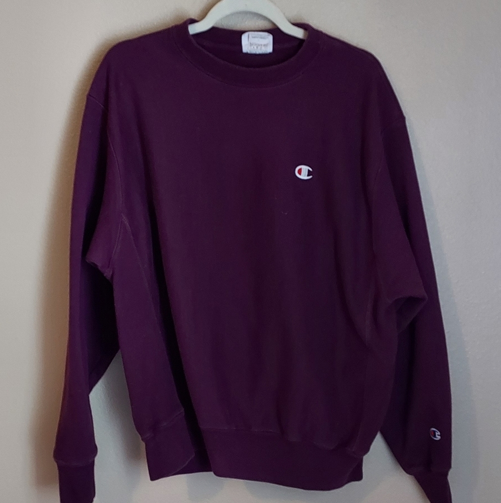 Purple Champion Reverse Weave Size Large